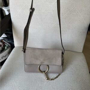 Chloe Faye Beige Crossbody Bag with COA